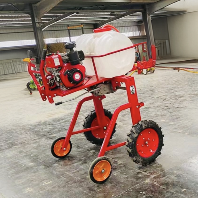 Walk-behind Gasoline Agricultural Small Sprayer Self Propelled Small Elevated Sprayer Multifunctional Farm Spray Machine