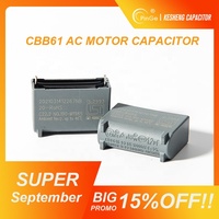 Condensateur de ventilateur CBB61 2 µF 50/60 Hz avec broches 250~450V 50/60Hz 1-15µF±5%
