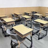 Ensemble de bureaux et chaises réglables en métal modernes pour l'école, le bureau à domicile, le salon, la salle à manger, confortable, écologique, table pour enfants