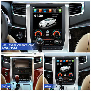 Radio de Coche con Pantalla Estilo Tesla de 12.1'' con Android 14, Reproductor Multimedia GPS para Toyota Alphard ANH20 Elfa A20 2008-2014, CarPlay - Product Image 4