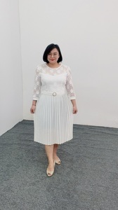 Nouvelles arrivées : Robe en dentelle de soie de lait avec un design haut de gamme pour les filles grandes tailles - Product Image 3
