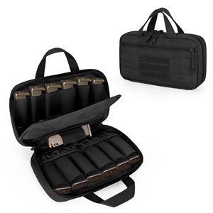 Sac de rangement tactique MOLLE Mag Pouch pouvant contenir jusqu'à 13x magazines Standard à pile simple/double pour armes de poing moyennes et grandes - Product Image 1