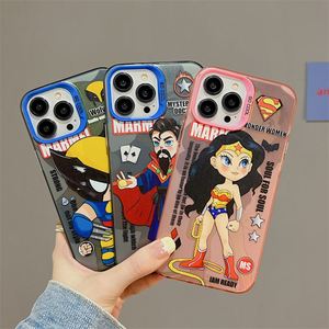 Étui de téléphone transparent en PC avec design de dessin animé Spider-Man, étanche, antichoc, compatible avec la charge sans fil pour 17/16/15/14 Pro - Product Image 6