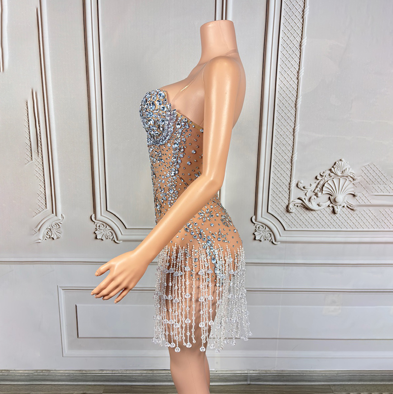 luxury club dresses Novance Y5024 Clothing Women Luxury 2025 Chic Party Club Dresses With  Tassel Chains Birthday Cocktail Dresses for Women| Alibaba.com