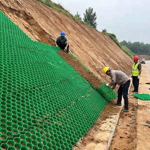 Grille de pavage en plastique nid d'abeille en <span class=keywords><strong>béton</strong></span> HDPE de 38 mm, 48 mm, 68 mm pour l'aménagement paysager, les parkings, les routes, les allées - Product Image 2