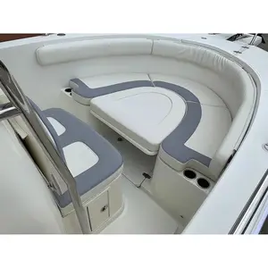 New 20~24ft Fiberglass T-top Center Console Fishing Boat Luxury Yacht For Sale 2023