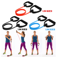 Cuerdas de Ejercicio para Fitness, Bandas Elásticas de Resistencia para Yoga, Cuerda de Tracción para Entrenamiento