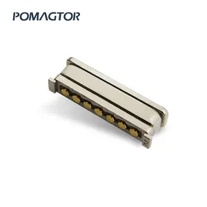 Customize Pin Right Angle/Dip/Smt/Double Head Type Male And Female Pogo Pin Magnetic Connector