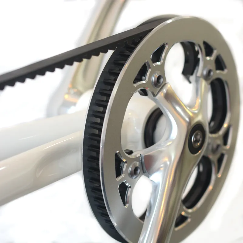 Xe đạp vành đai Ổ đĩa hệ thống phía trước bánh xe Chuỗi vòng ròng rọc bánh 58T 130 BCD Xe Đạp Phụ tùng xe đạp