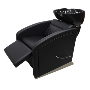 Poltrona Lavatesta da Salone con Lavandino per Lavaggio <span class=keywords><strong>Capelli</strong></span> e Sedia - Product Image 2