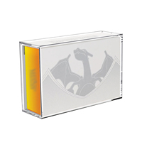 Boîte de protection UV en acrylique pour collection Ultra Premium Charizard, avec couvercle magnétique, pour cartes à collectionner