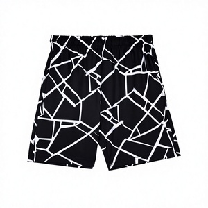 Pantalones Cortos Deportivos Casuales para Hombre, Negros, Elásticos, Ajustables con Cordón en la Cintura, con Bolsillos, de Secado Rápido, para Gimnasio, Correr y Entrenamiento - Product Image 5