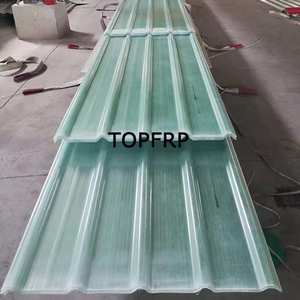 แผ่นไฟเบอร์กลาส YX840 GFRP แผ่นหลังคาลูกฟูก แผ่นหลังคา FRP - Product Image 5