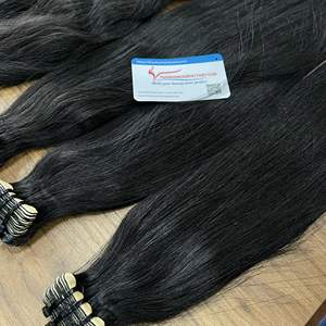 Gran oferta, 8-32 pulgadas, todos los colores, trama de cabello crudo Natural vietnamita, hermosos colores negros, cinta Invisible, cabello humano almacenado - Product Image 1