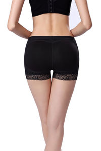 Culotte gainante taille haute Langqin pour femme, effet ventre plat et rehausseur de fesses, avec coussinets, pour des hanches galbées, en polyamide et élasthanne - Product Image 6