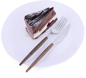 Thép không gỉ Matte Vàng bữa ăn tối dĩa thiết lập dao kéo tùy chỉnh Quà tặng khuyến mãi inox couvert Dore - Product Image 3