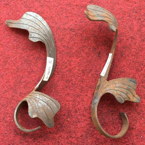 Tùy Chỉnh Chính Xác Đúc Wrought Sắt Trang Trí Lá Cho Cửa Sổ Hoặc Cổng - Product Image 1