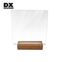 Bloc-notes en acrylique Transparent HD avec lumière LED, ornements créatifs de bureau, offre spéciale