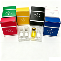 Boîtes d'emballage en carton personnalisées avec logo pour flacons de peptides de 2 ml, 3 ml, 5 ml, 10 ml, boîtes pour flacons en verre, emballages pour flacons de peptides