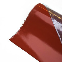 Tissu isolant en verre E-rouge résistant à la chaleur, sans alcali, ignifuge 260, enduit de silicone, pour rideau de fumée