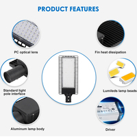 Precio de fábrica Luz de carretera Ip66 Impermeable 50W 100W 150W 200W 250W Farolas LED para exteriores