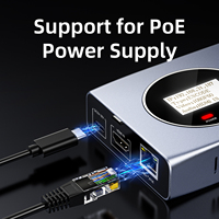 Encodeur décodeur Full NDI 1080P avec prise en charge du codec HDMI Loop Out, avec diffusion audio et vidéo POE