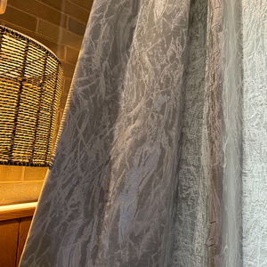 <span class=keywords><strong>Tende</strong></span> da finestra Jacquard <span class=keywords><strong>grigio</strong></span> <span class=keywords><strong>argento</strong></span> ad alta precisione: tessuto di lusso, Design sofisticato - Product Image 4