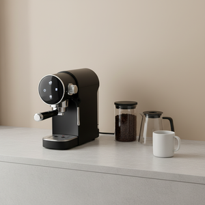 Máquina de Espresso Semiautomática con Panel Táctil de Diseño Moderno y Elegante, Espumador de Leche, Carcasa de Plástico, 15 Bares de Presión, Capacidad para 2 Tazas - Product Image 4