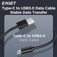 Boîtier SSD externe EAGET SE310S en aluminium M.2 NGFF SATA OEM, adaptateur USB3.2 5 Gbps, boîtier de disque SSD, boîtier de disque dur externe