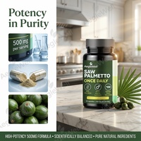 Aeglewell Extrait de Palmier Nain en Capsules – Compléments Naturels à Base de Plantes pour Renforcer l'Immunité et Soutenir la Santé des Hommes et des Femmes
