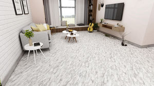 Revêtement de <span class=keywords><strong>sol</strong></span> réaliste à peler et à coller en aspect pierre-Motifs de marbre/granit, qualité commerciale, 12x12 pouces - Product Image 4