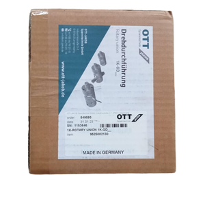 Unión Rotatoria OTT-JAKOB Original Nueva 95.250.021.3.0 para CNC, Sellado de Aceite y Aire, Niquelada, 1 Año de Garantía - Product Image 5