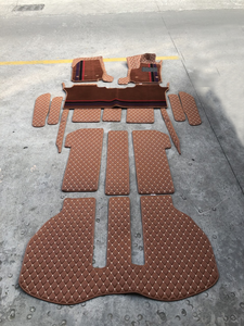Coche personalizado alfombras de piso de PVC forro Anti-Skid piso alfombra cobertura completa para Alphard Vellfire 2008-2011,2011-2015,2022 - Product Image 6