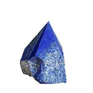 Lapis Lazuli Batu Kristal Permata Alami Batu Permata Biru Lapis Lazuli Kasar Berdiri