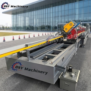 Machine de profilage à froid pour rayonnages industriels robustes à commande PLC automatique, ligne de production de rayonnages à poutres en <span class=keywords><strong>P</strong></span> pour entrepôts - Product Image 1