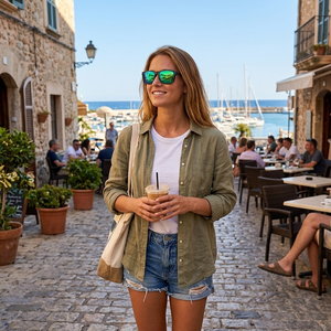 <span class=keywords><strong>Occhiali</strong></span> <span class=keywords><strong>da</strong></span> <span class=keywords><strong>Sole</strong></span> Quadrati <span class=keywords><strong>RB</strong></span> Brand Designer per Donna/Uomo, <span class=keywords><strong>Occhiali</strong></span> Sportivi per Golf, Guida, Ciclismo, Protezione Solare - Product Image 2