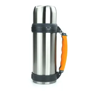1L Outdoor-Kaffeekanne Thermoskanne mit doppelwandiger Vakuum funktion aus rostfreiem Material