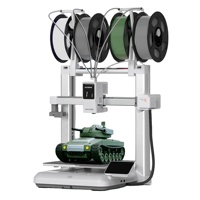 Printer 3D Anycubic Kobra X Multicolor, Pengaturan Mudah, Pencetakan 4 Warna Native, hingga 19 Warna, Kecepatan 600mm/s, Kamera AI, Mesin Cetak 3D