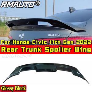 Aileron arrière de style GT noir brillant pour Honda Civic 11e génération 2022, accessoires de voiture - Product Image 1