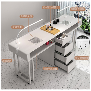 Salon Furniture Modern Ins <b>Nail</b> <b>Table</b> Beauty <b>Nail</b> <b>Table</b> Ins <b>Nail</b> Lamp Manicure <b>Table</b> - Product Image 4