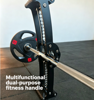 Accessoire de fitness multi-prise rotatif pour barre dorsale 360° °   Barre de traction latérale pivotante pour l'entraînement de force et la musculation à domicile
