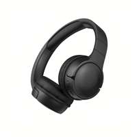 Meilleures ventes d'écouteurs sans fil noirs pour enfants - Casque sport de haute qualité avec design métallique pour DJ et aviation