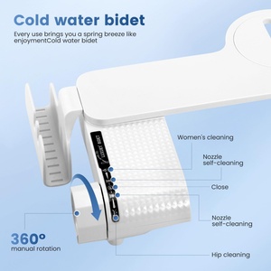 Ультратонкий унитаз с насадкой для ванной комнаты - Product Image 2