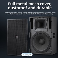 Sistem Audio Panggung Profesional Skala Besar D12-Inch Neodymium Speaker Berdaya Tinggi untuk Tempat Hiburan & Bar 400W 129dB