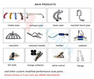Tùy chỉnh dài ống tiêu đề sửa đổi phụ tùng ô tô nhà sản xuất - Product Image 3