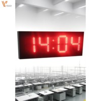 Pantalla grande de un solo lado Pantalla digital de 12 pulgadas Reloj de sincronización LED Temporizador de carrera de Cuenta regresiva impermeable para juegos al aire libre
