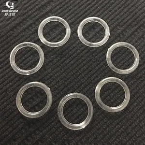 Gute Qualität 10 mm Durchsichtiger Ringregler 10 mm Kunststoff-BH-Gürtel klarer Ring und Schieber