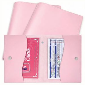 PU Leather Mahjong Card Holder Magnetic Clasp Premium Protective Case American Mahjong Accessories Portable Game Welcome <b>Gifts</b> - Product Image 1