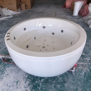 Bañera de hidromasaje redonda de acrílico, baño independiente, último diseño, venta al por mayor, IDS - Product Image 4