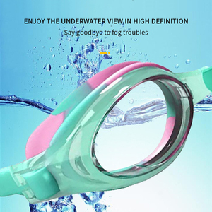 แว่นตาว่ายน้ำเด็ก ดีไซน์กันฝ้า แฟชั่น ทันสมัย ราคาถูก กันน้ำ มุมมองกว้าง - Product Image 5